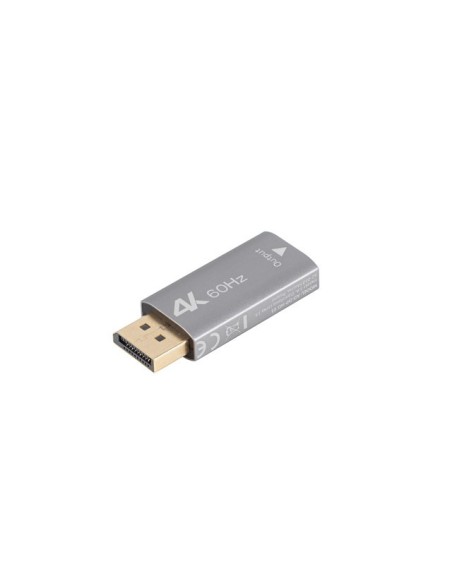 AD-DP-HD-01 adaptador de cable de vídeo 0 m HDMI tipo A (Estándar) DisplayPort Plata