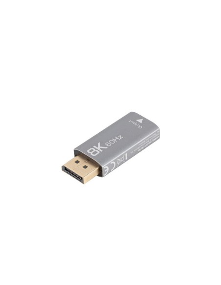 AD-DP-HD-03 adaptador de cable de vídeo 0 m DisplayPort HDMI Plata