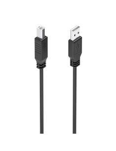Cable USB 2.0 con Amplificador, Tipo A/M-B/M, Negro, 15m