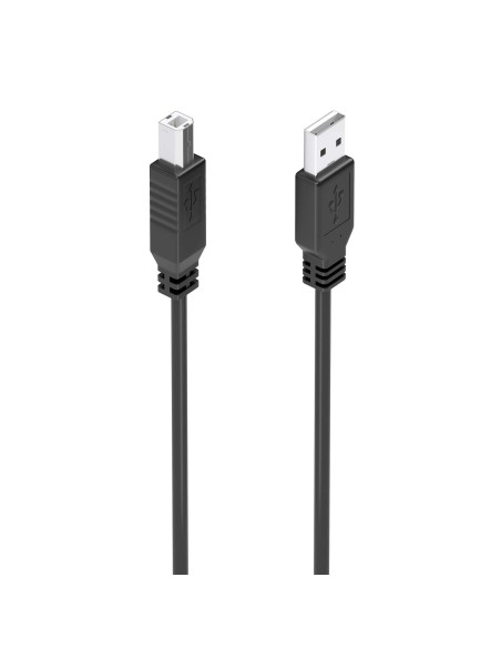 Cable USB 2.0 con Amplificador, Tipo A/M-B/M, Negro, 15m
