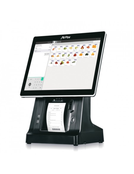 AVP-K6000B-I5-8128 Terminal Punto Venta (TPV) 38,1 cm (15") 1024 x 768 Pixeles Pantalla táctil