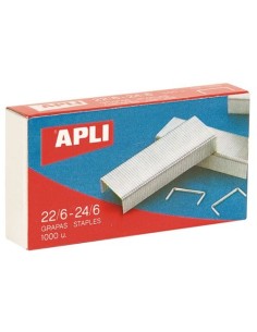 C 10 cajas de 1000 grapas galvanizadas 22 6 24 6 apli