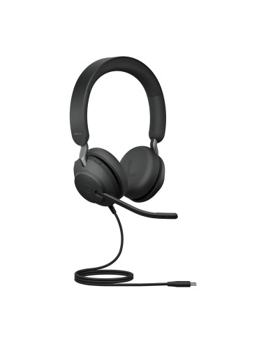 Evolve2 40 SE Auriculares Alámbrico Diadema Llamadas/Música USB Tipo C Negro