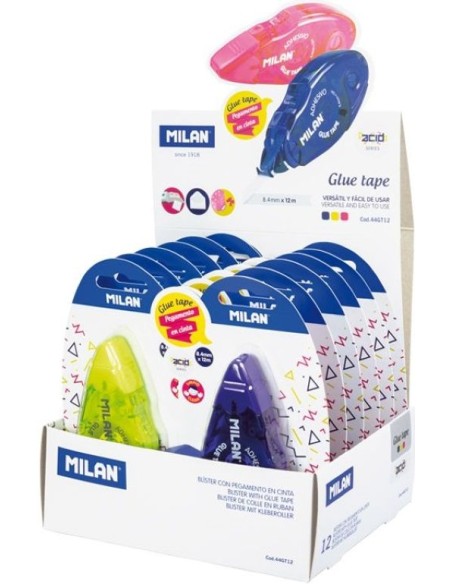 C 12 PEGAMENTO EN CINTA 84MMX12M MILAN GLUE TAPE