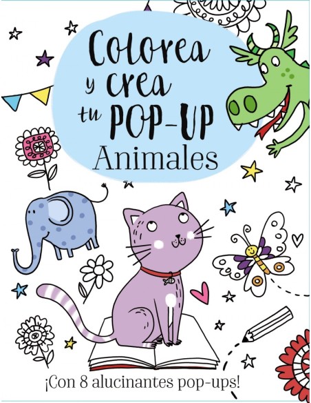 COLOREA Y CREA TU POP UP DE ANIMALES