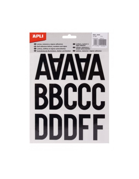 04450 símbolo autoadhesivo 76 pieza(s) Negro Carta 04450 símbolo autoadhesivo 76 pieza(s) Negro Carta