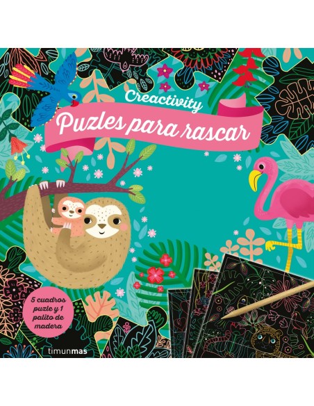 Creactivity Jungla Puzzles para rascar Creactivity Jungla Puzzles para rascar