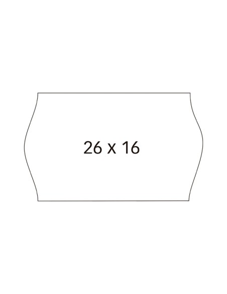 PACK 6 R. APLI ETIQ. REM. 26X16 S. BL.SINUSOIDAL