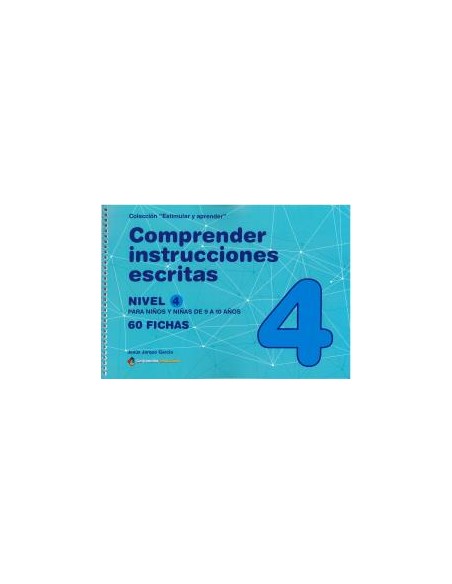 COMPRENDER INSTRUCCIONES ESCRITAS NIVEL 4