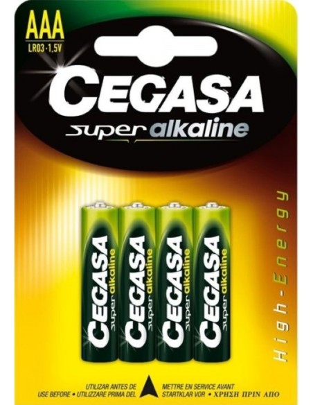 BLISTER 4 PILAS CEGASA SUPER ALCALINA AAA LR03