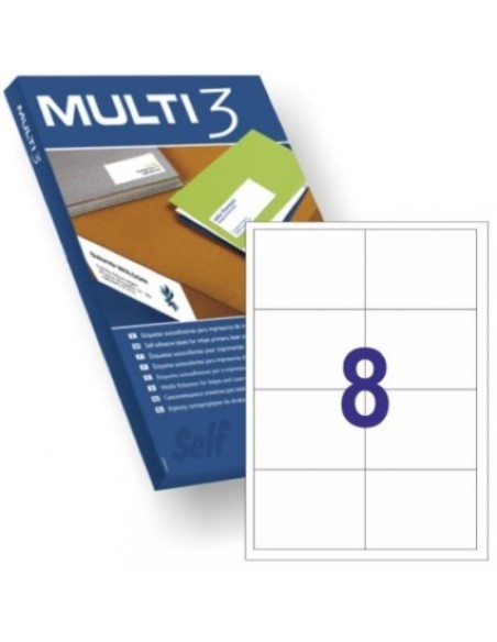 C 100 HOJAS ETIQETAS FT IM 97X677 MULTI3 CANTOS RECTOS