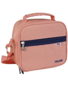 Bolsa isotermica porta alimentos 35 L con 3 recipientes serie 1918 color rosa