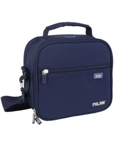 Bolsa isotermica porta alimentos 35 L con 3 recipientes serie 1918 azul marino