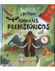 Busca con la linterna animales prehistoricos