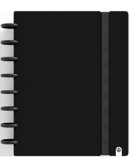 CUADERNO INGENIOX A5 80H CUADRICULA NEGRO CUADERNO INGENIOX A5 80H CUADRICULA NEGRO