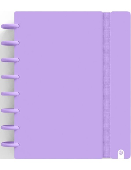 CUADERNO INGENIOX A5 80H CUADRICULA MALVA PASTEL CUADERNO INGENIOX A5 80H CUADRICULA MALVA PASTEL