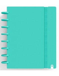 CUADERNO INGENIOX A5 80H HORIZONTAL MENTA PASTEL
