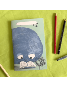 Caderno linhas baleia