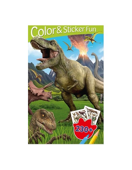 Dinosaurios 3D Lenticular Color ampSticker Fun 