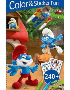 Los Pitufos 3D Lenticular Color ampSticker Fun 