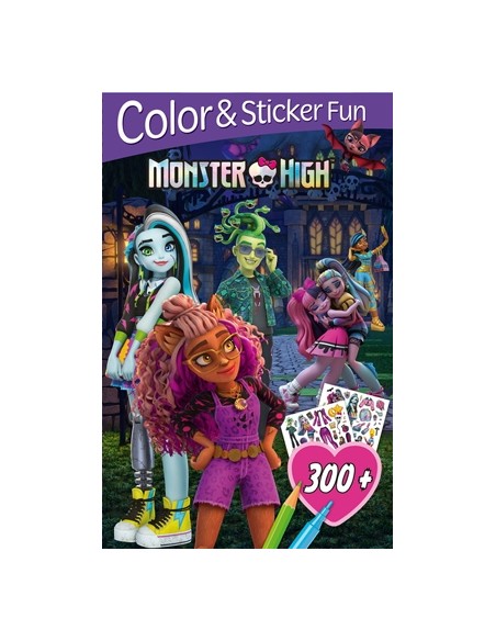 Monster High 3D Lenticular Color ampSticker Fun 