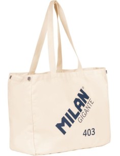 Bolso tote bag grande coleccion milan gigante 403 since 1918 color beige