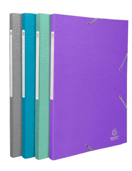 Teksto Cartón Azul, Verde, Gris, Violeta A4