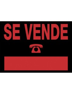 6160 NE señal de información Carta Negro, Rojo PVC 5 pieza(s)