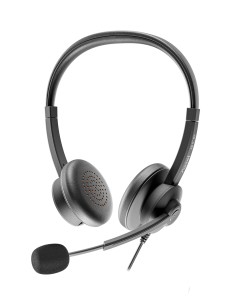 AXH-ACEUCD auricular y casco Auriculares Alámbrico Diadema Oficina/Centro de llamadas USB Type-C / USB Type-A Negro