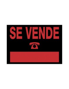 6167 NE señal de información Carta Negro, Rojo PVC 5 pieza(s)