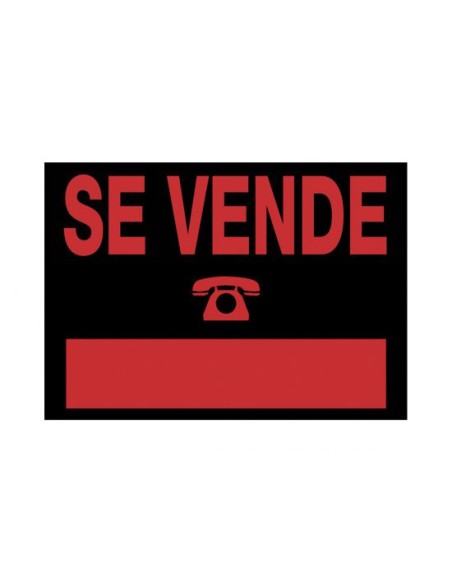 6167 NE señal de información Carta Negro, Rojo PVC 5 pieza(s)