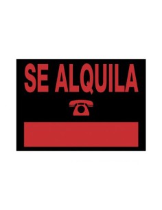 6168 NE señal de información Carta Negro, Rojo PVC 5 pieza(s)