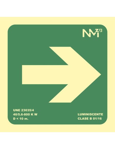 6170-10HD VE señal de información Verde PVC 125 pieza(s)