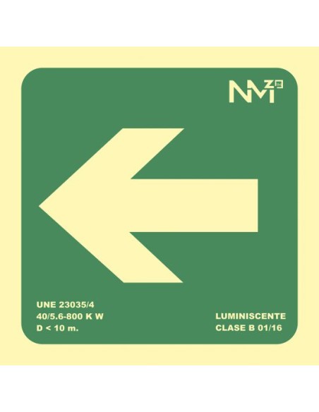 6170-10HI VE señal de información Verde PVC 125 pieza(s)