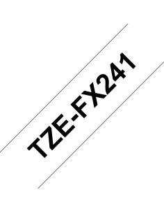 TZE-FX241 cinta para impresora de etiquetas Negro sobre blanco TZ