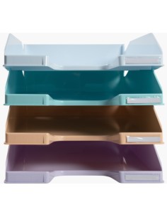 113296S Poliestireno (PS) Azul, Color menta, Naranja, Violeta