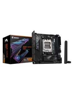 B850I AORUS PRO Placa Base - Compatible con procesadores AMD Ryzen Serie 9000, VRM digital de 8+2+1 fases, hasta 8400MHz DDR5 (O