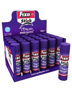 FIXO PEGAMENTO EN BARRA STICK TRAZO MÁGICO 20GR CAJA -24U-