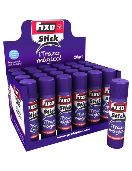FIXO PEGAMENTO EN BARRA STICK TRAZO MÁGICO 20GR CAJA -24U-