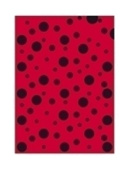 BOLSA DISFRAZ 65x90 IMPR.TOPOS NEGRO - Pack de 5 unidades