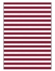 BOLSA DISFRAZ 56x70 IMPRESA BL/ROJO - Pack de 25 unidades