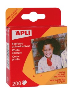 00093 esquina para fotos 200 pieza(s) Transparente