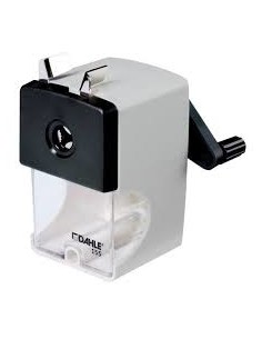 155 Sacapuntas manual Negro, Gris