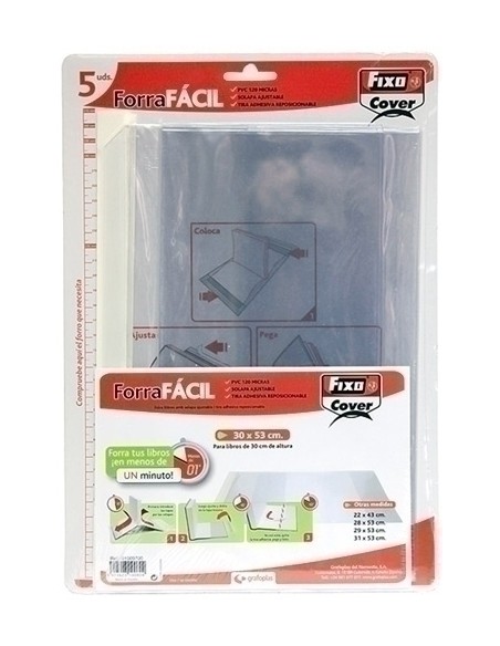 FORRO AJUST.FIXO PVC 29x53 PACK de 5