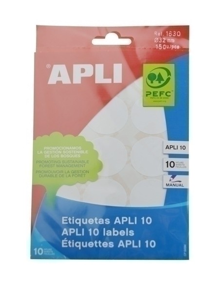 ETIQ.MAN.BOLSA APLI 01630 10h REDON.Ø32