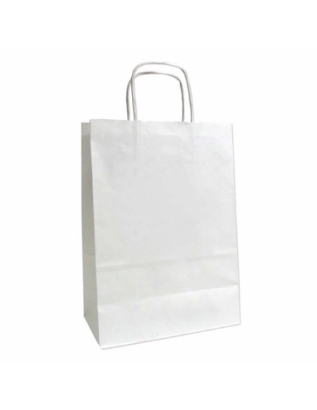 BOLSA PAPEL CELUL.BLANCO 24x32 BL P/50