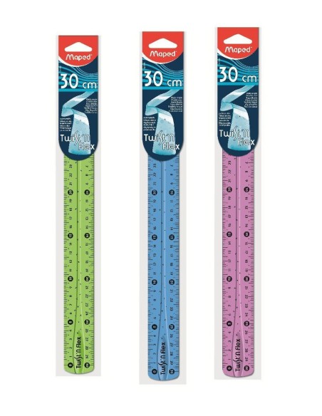 Twistn Flex 30 cm PVC Azul, Verde, Rosa