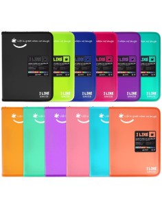 CARP.GRAF. LIKE2 A4+ 4 AN.25 MANDARINA - Pack de 2 unidades