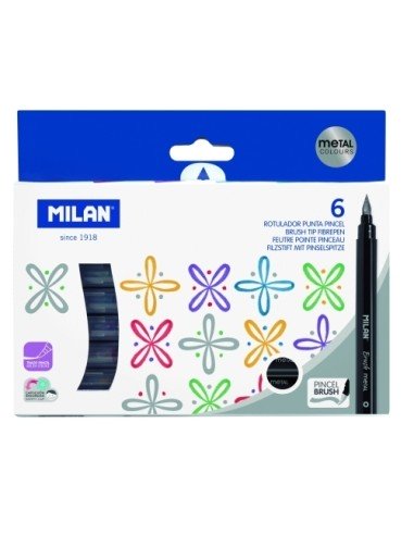 ROTUL. MILAN PUNTA PINCEL CAJA 6 MET