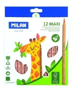 LAPICES COLOR MILAN MAXI HEXAGONAL Es.12